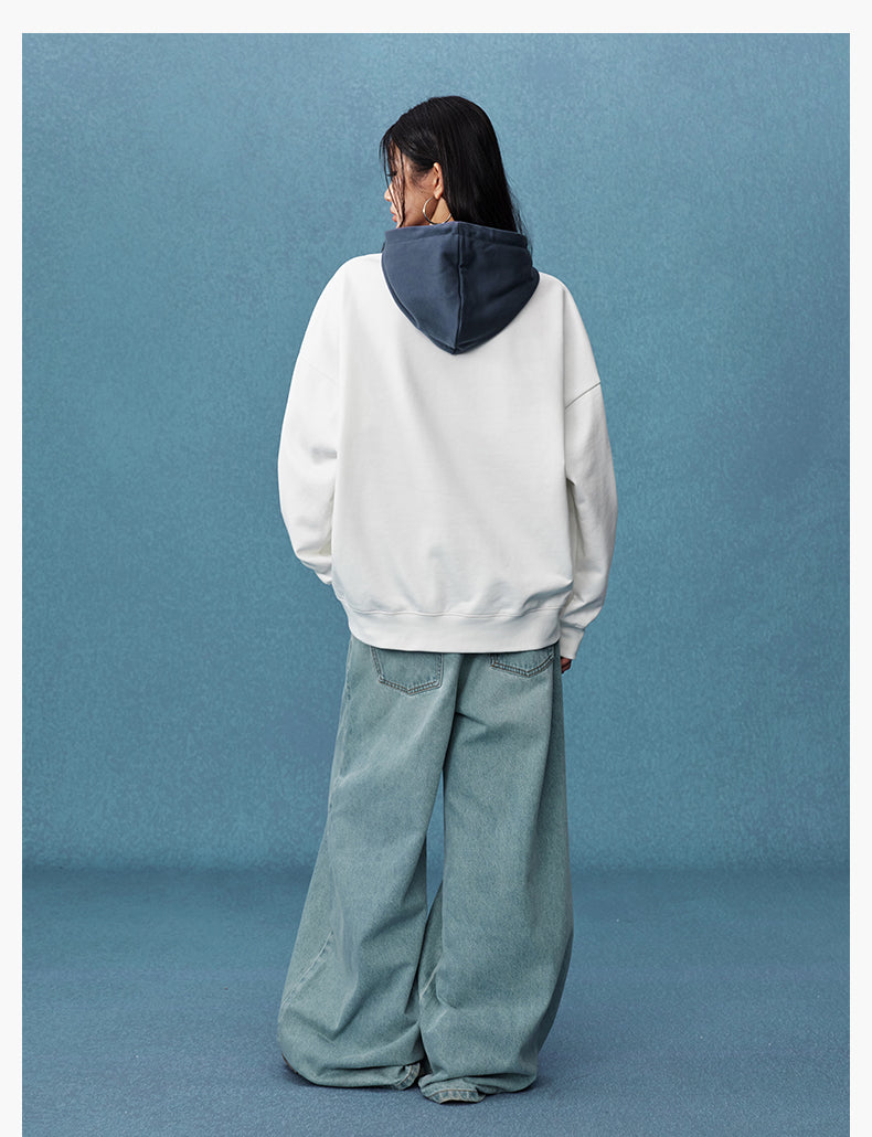 MEDM Layered Look Color Block Hoodie | Face 3 Face