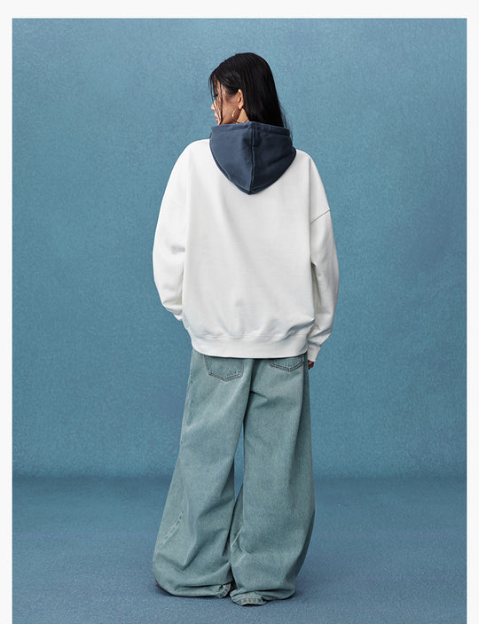 MEDM Layered Look Color Block Hoodie | Face 3 Face