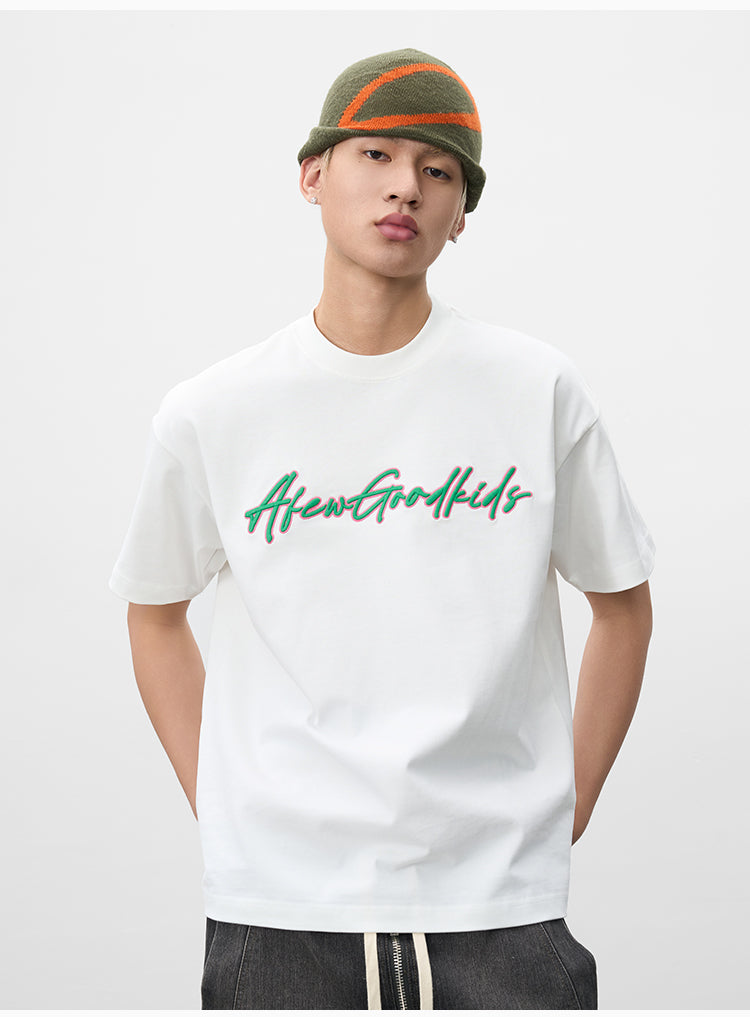 AFGK 3D Logo Embroidered Tee | Face 3 Face