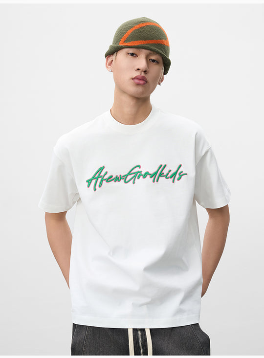 AFGK 3D Logo Embroidered Tee | Face 3 Face