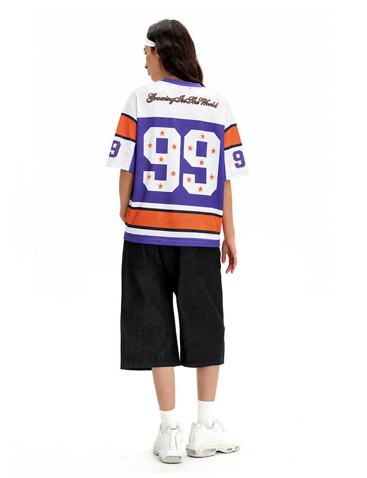 F3F Select Star 99 Numbering Color Block Mesh Short Sleeve Jersey | Face 3 Face