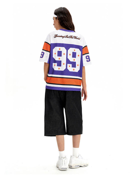 F3F Select Star 99 Numbering Color Block Mesh Short Sleeve Jersey | Face 3 Face