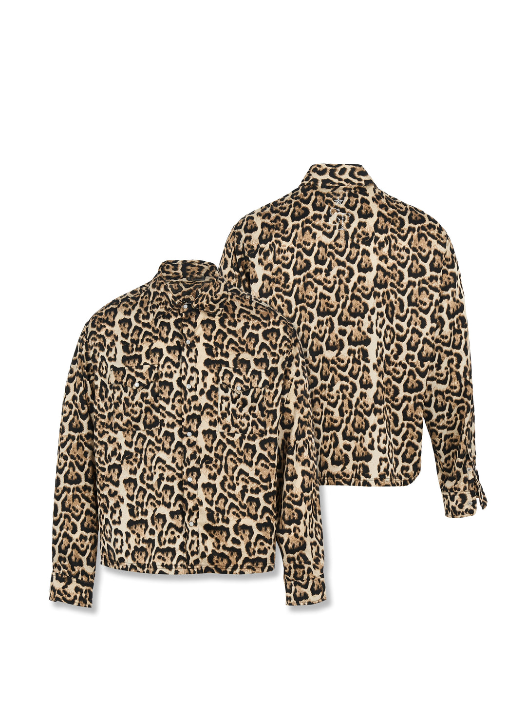 STEEPC Leopard Print Long Sleeve Shirt | Face 3 Face