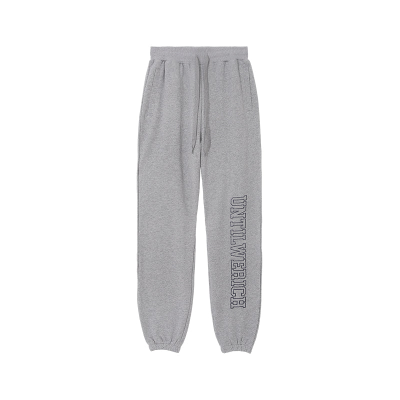 UNTILWERICH Logo Embroidered Sports Sweatpants | Face 3 Face