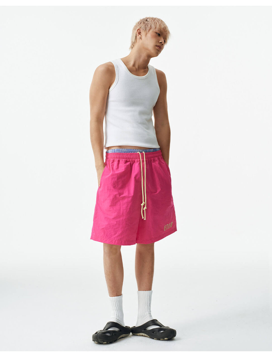 MEDM Quick Dry Embroidered Beach Shorts | Face 3 Face
