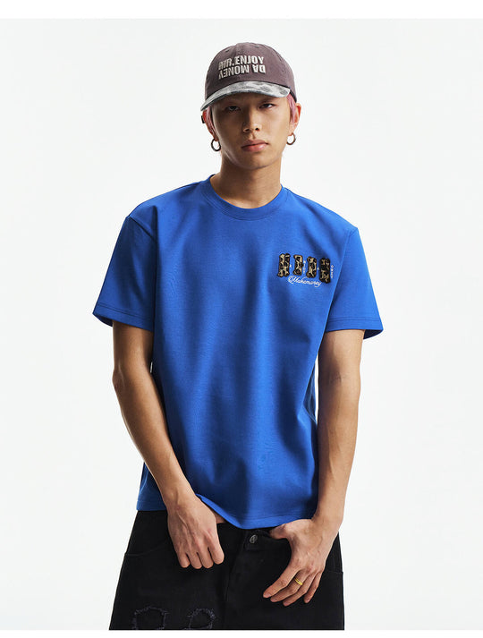 MEDM Small Leopard Logo Patch Long Sleeve Tee | Face 3 Face