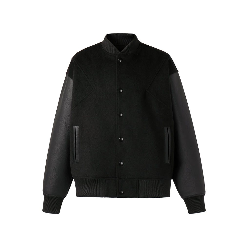 NOVACAM Patchwork Varsity Jacket | Face 3 Face