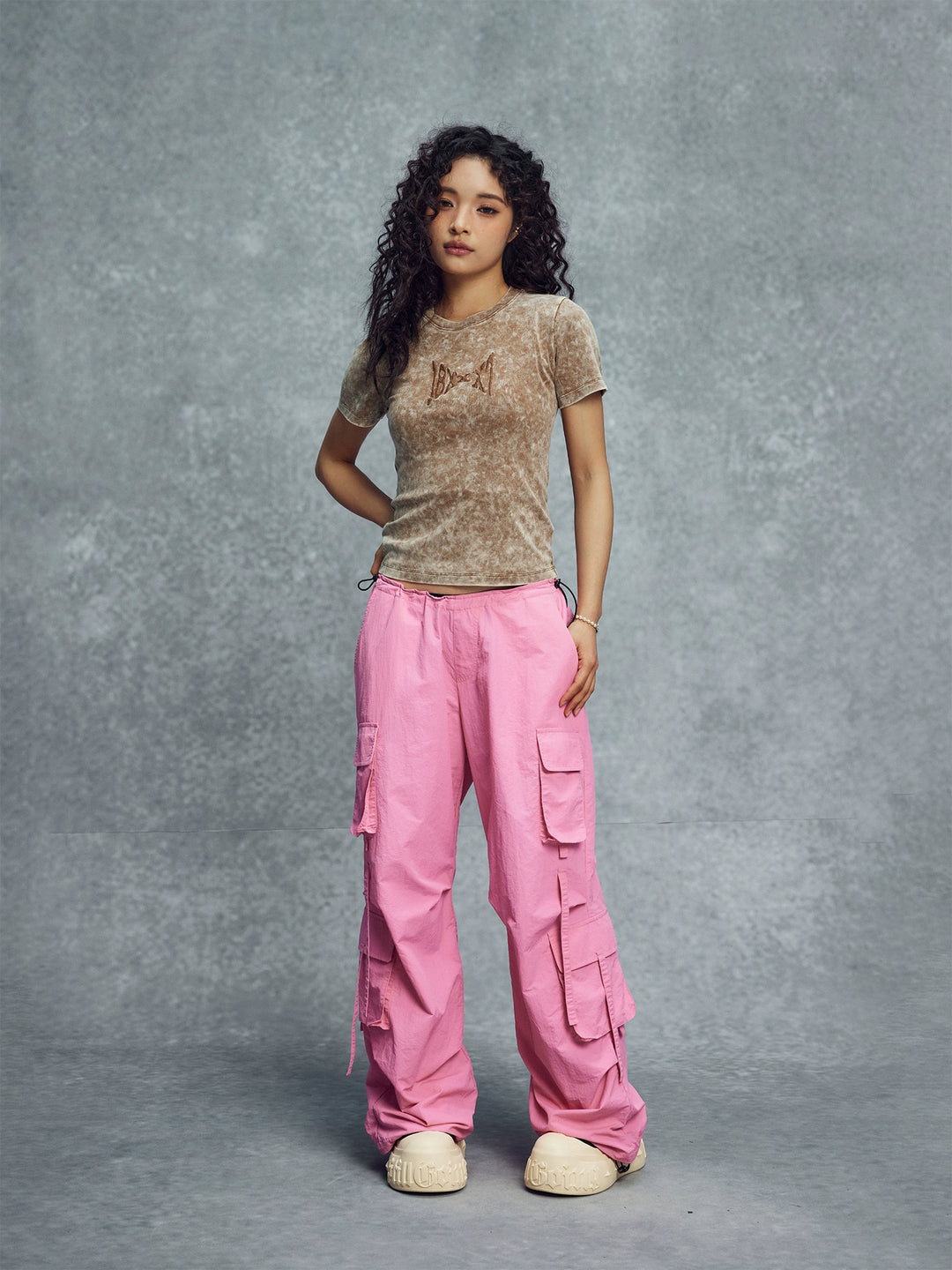 1807 18xxx7 3D Embroidered Tie Dye Slim Tee | Face 3 Face