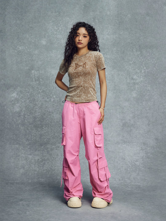 1807 18xxx7 3D Embroidered Tie Dye Slim Tee | Face 3 Face