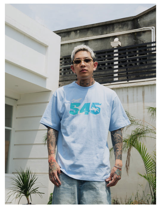 S45 Airplane Gradient Logo Tee | Face 3 Face