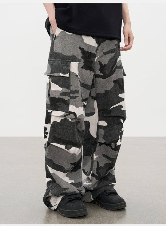 AFGK Camouflage Multi Pocket Work Cargo Pants | Face 3 Face