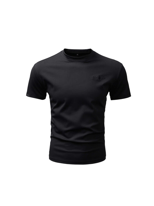 KARMANISTIC Quick Dry Stretch Fit Logo Embroidered Workout Tee | Face 3 Face
