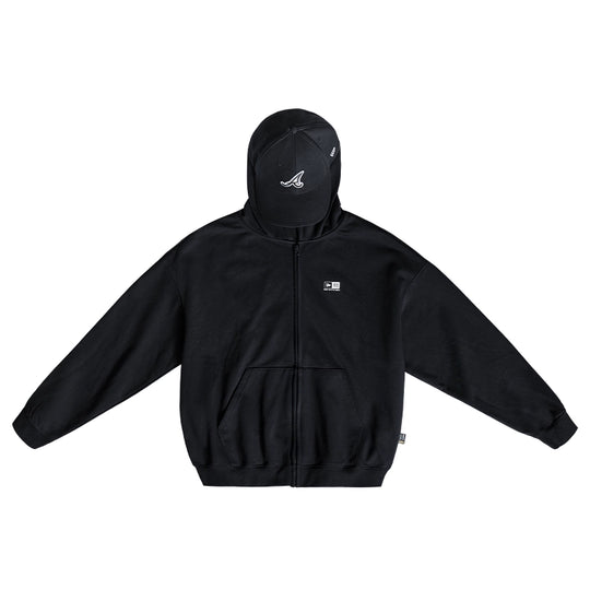 Remedy Baseball Cap Hood Zip Up Hoodie | Face 3 Face