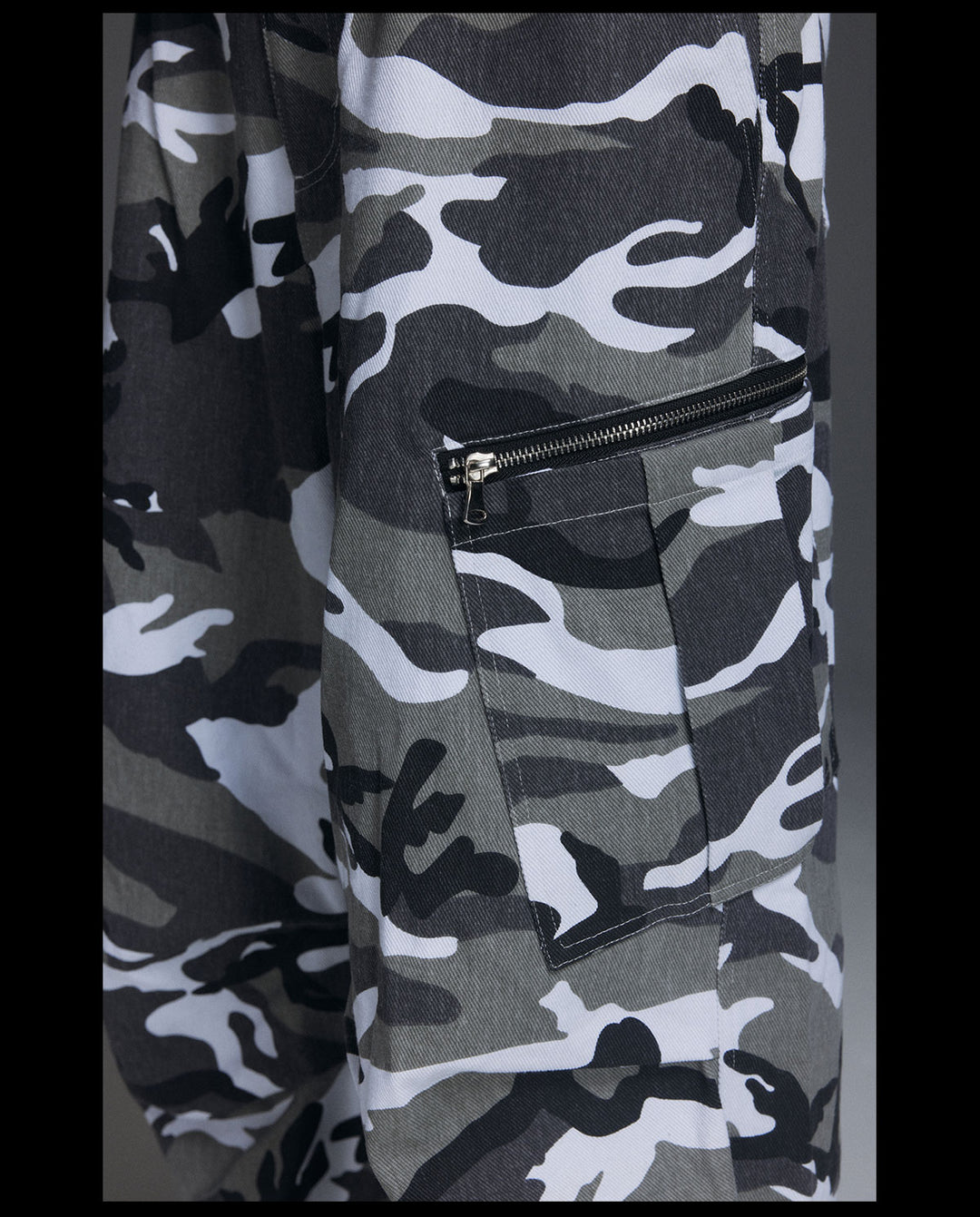 NOVACAM Snow Camouflage Baggy Work Cargo Pants | Face 3 Face