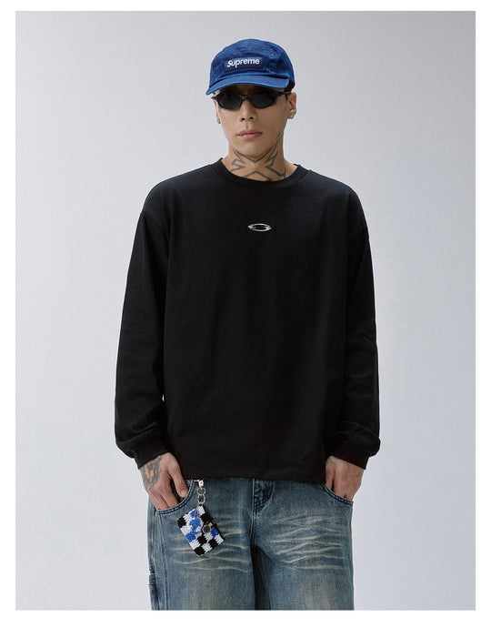 F2CE Metal Logo Basic Long Sleeve Tee | Face 3 Face