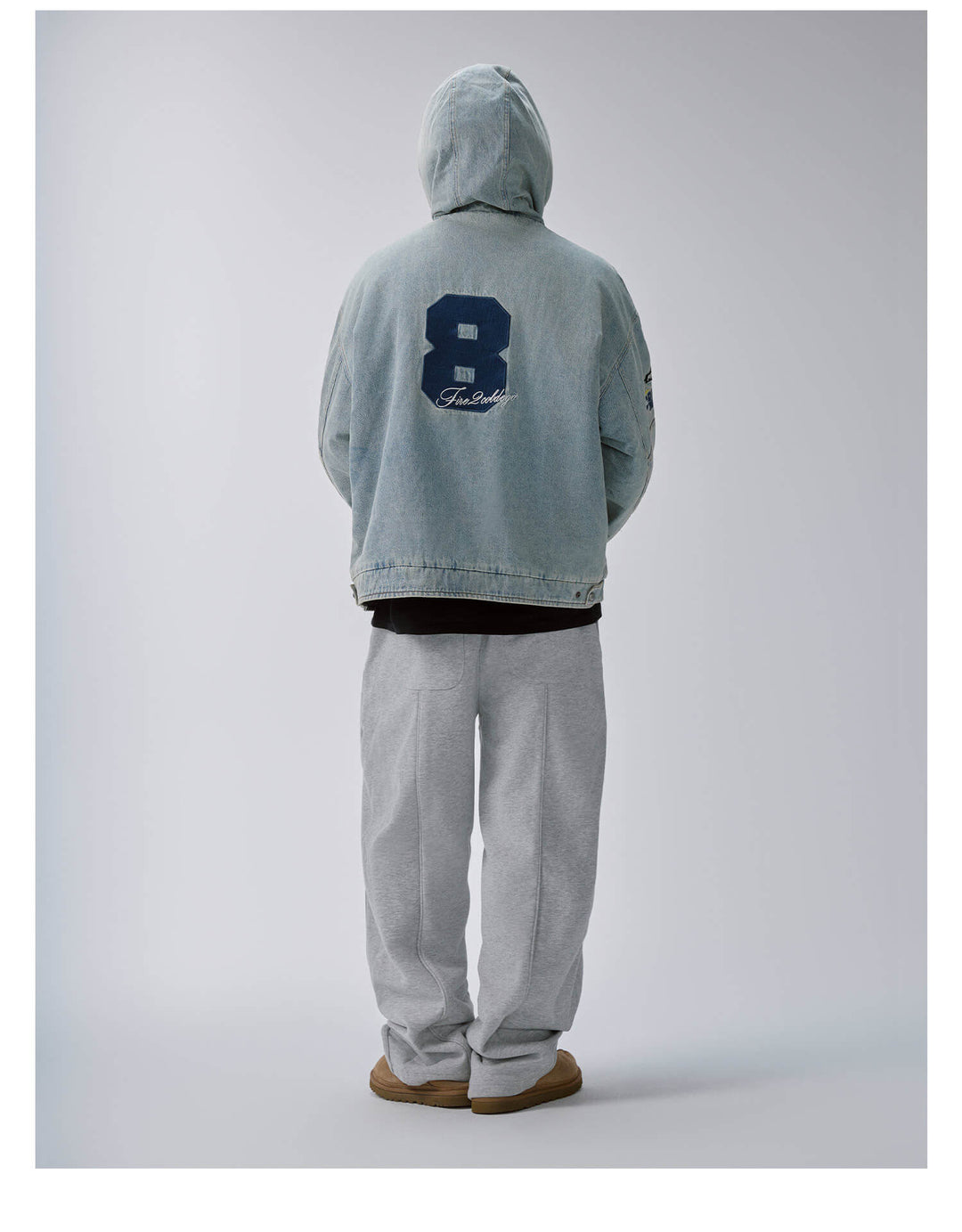 F2CE Racing Embroidered Vintage Washed Denim Jacket | Face 3 Face