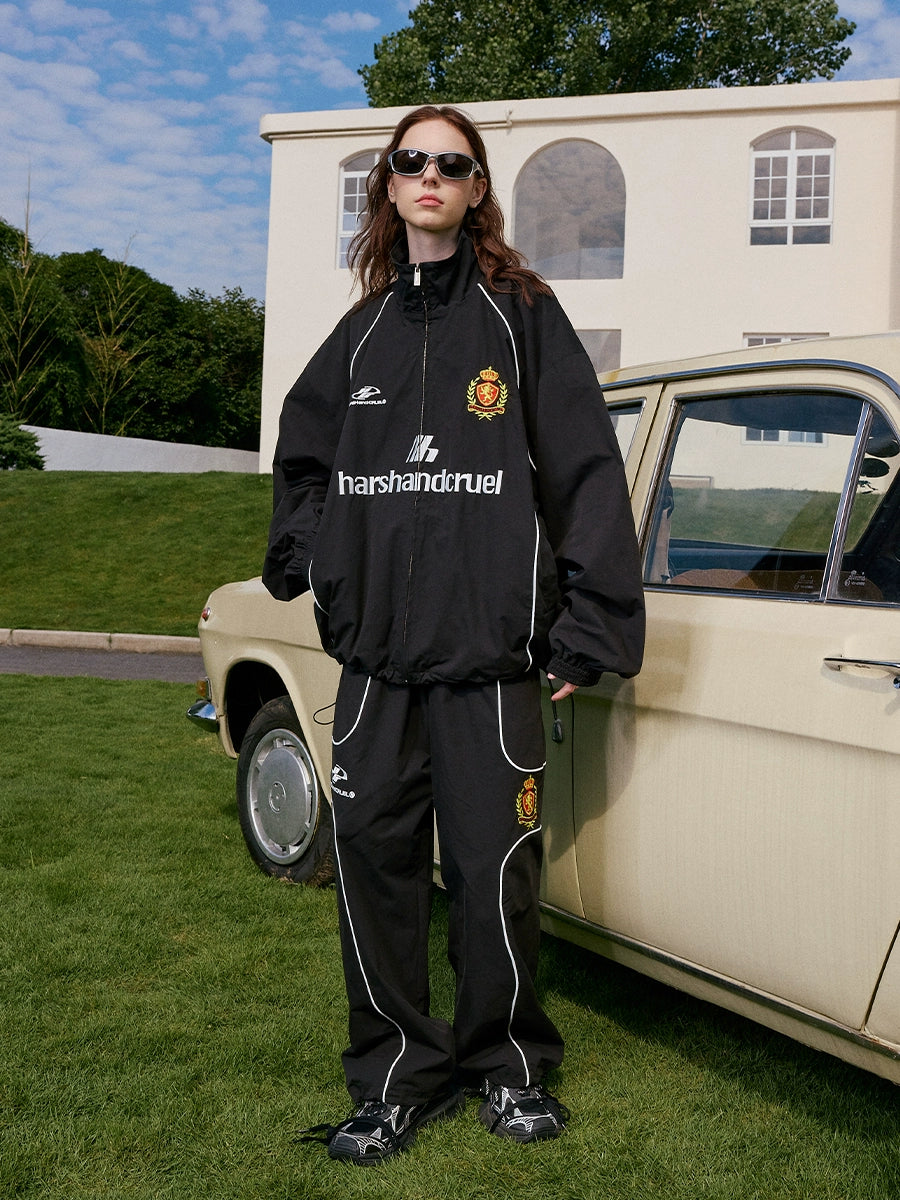 Harsh and Cruel Soccer Club Patchwork Track Pants | Face 3 Face