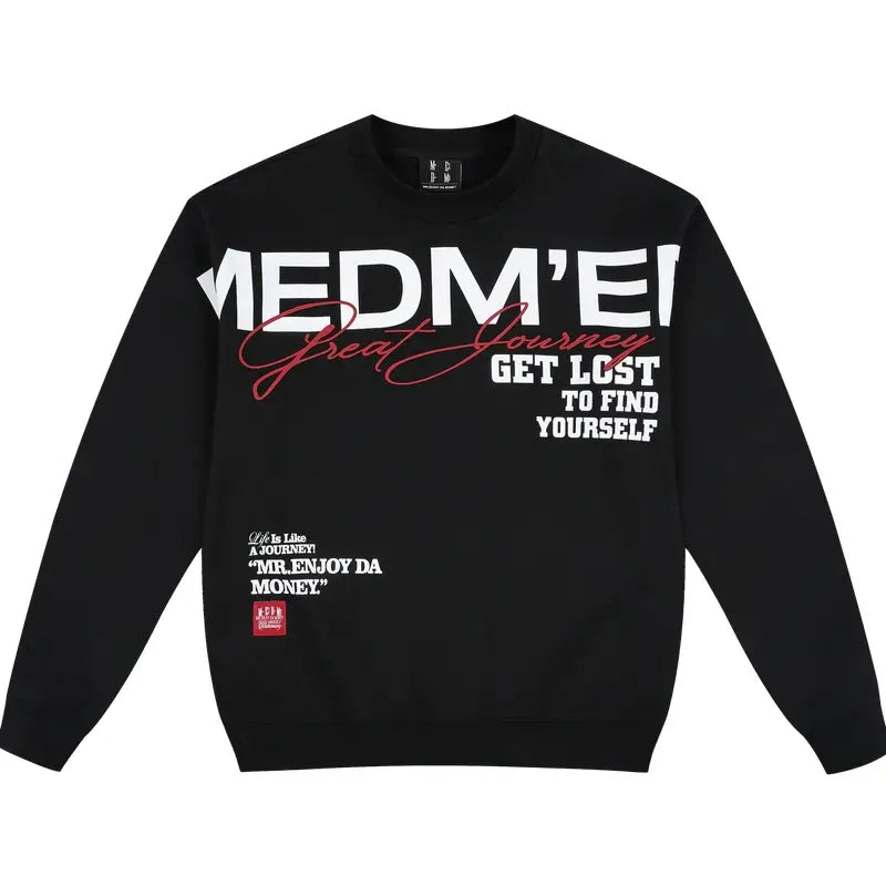 MEDM Big Logo Print Sweatshirt | Face 3 Face