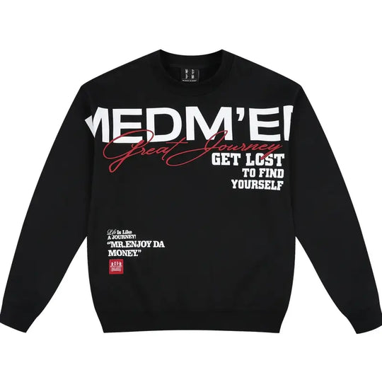 MEDM Big Logo Print Sweatshirt | Face 3 Face