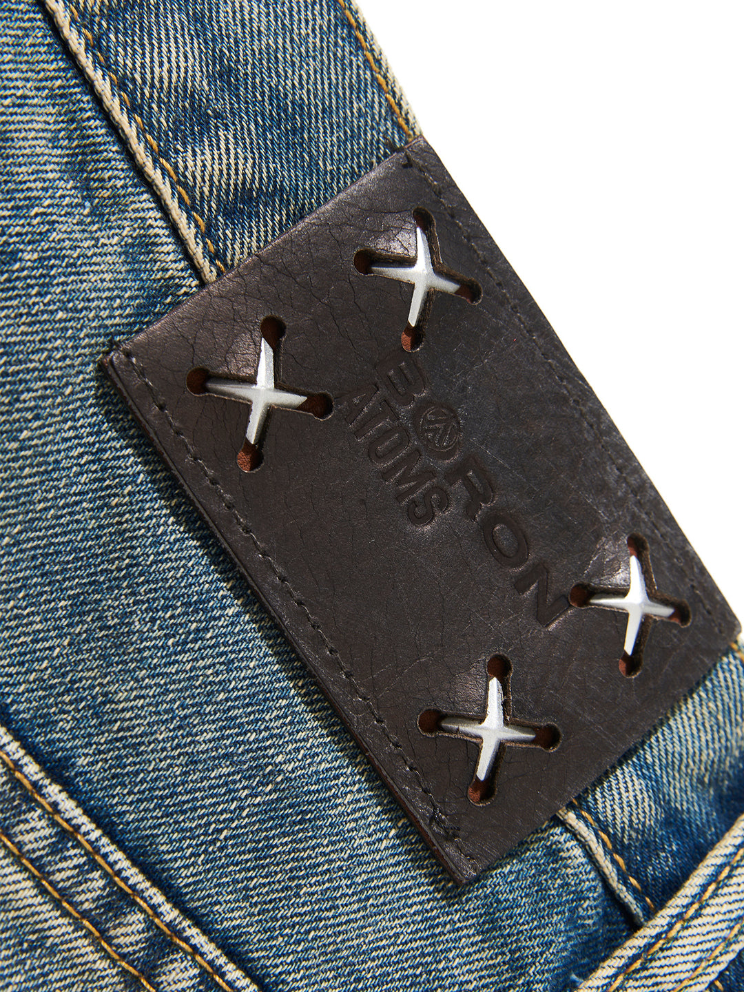 BLIND NO PLAN Aged Yellowed Whisker Washed Bootcut Jeans | Face 3 Face