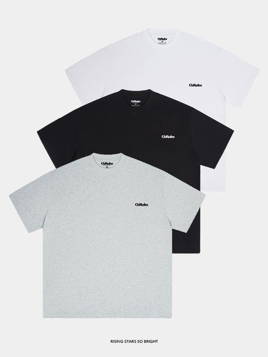 Cashrules / CHRULES Basic Simple Logo Tee | Face 3 Face