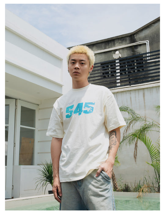 S45 Airplane Gradient Logo Tee | Face 3 Face
