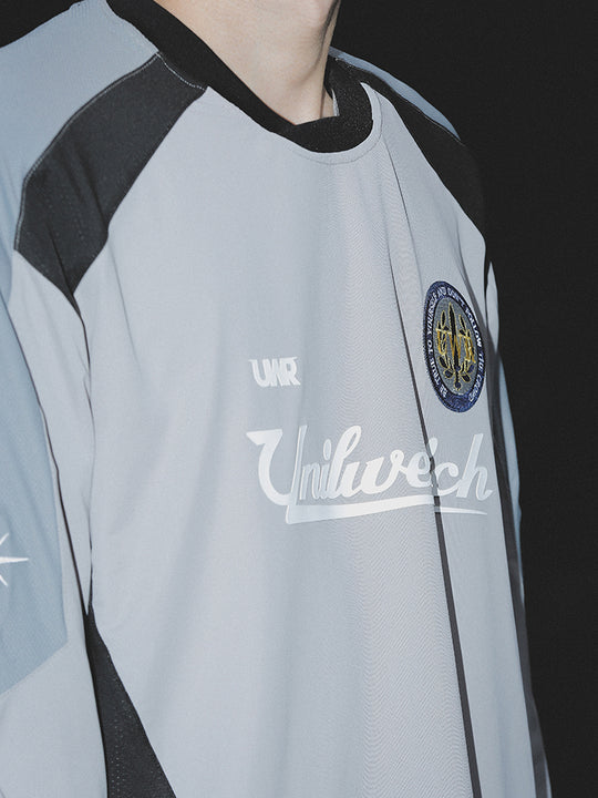 UNTILWERICH 3D Cut Long Sleeve Soccer Jerseys | Face 3 Face