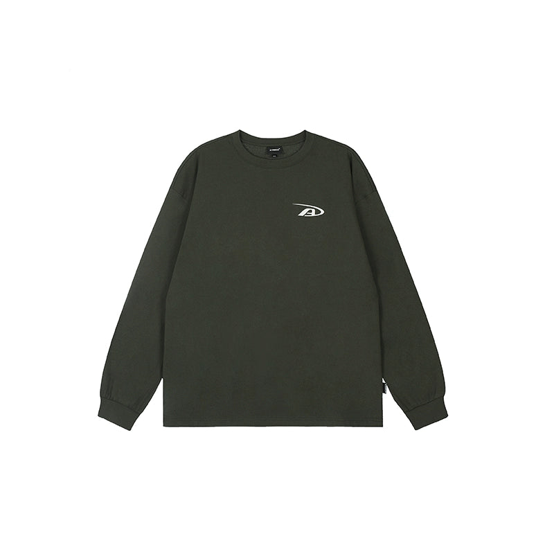 Achock Basic Logo Print Long Sleeve Tee | Face 3 Face
