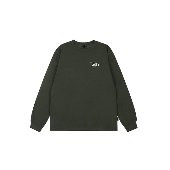 Achock Basic Logo Print Long Sleeve Tee | Face 3 Face