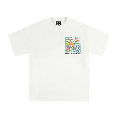 MEDM Coconut Star Embroidered M Label Tee