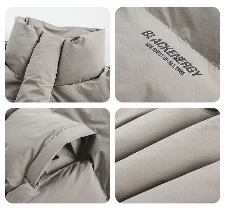 F3F Select Stand Up Collar Short Puffer Jacket | Face 3 Face