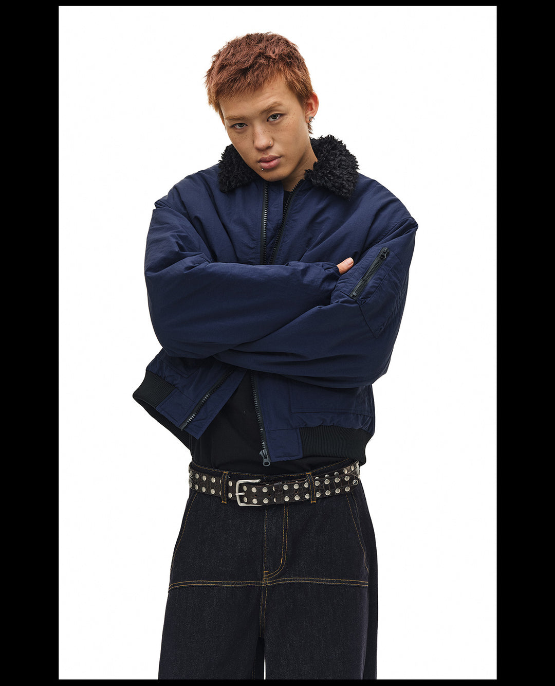 NOVACAM Fur Collar MA-1 Bomber Jacket | Face 3 Face