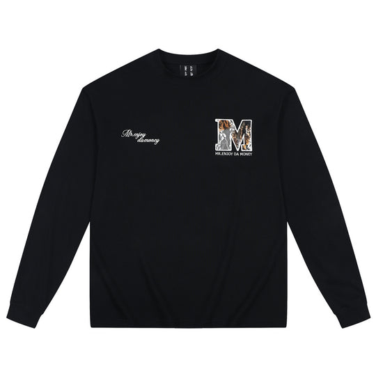 MEDM Fire Lace Logo Patch Long Sleeve Tee | Face 3 Face