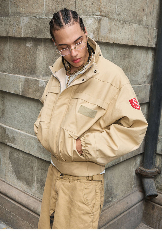 STEEPC Velcro Puffer Short Work Jacket | Face 3 Face