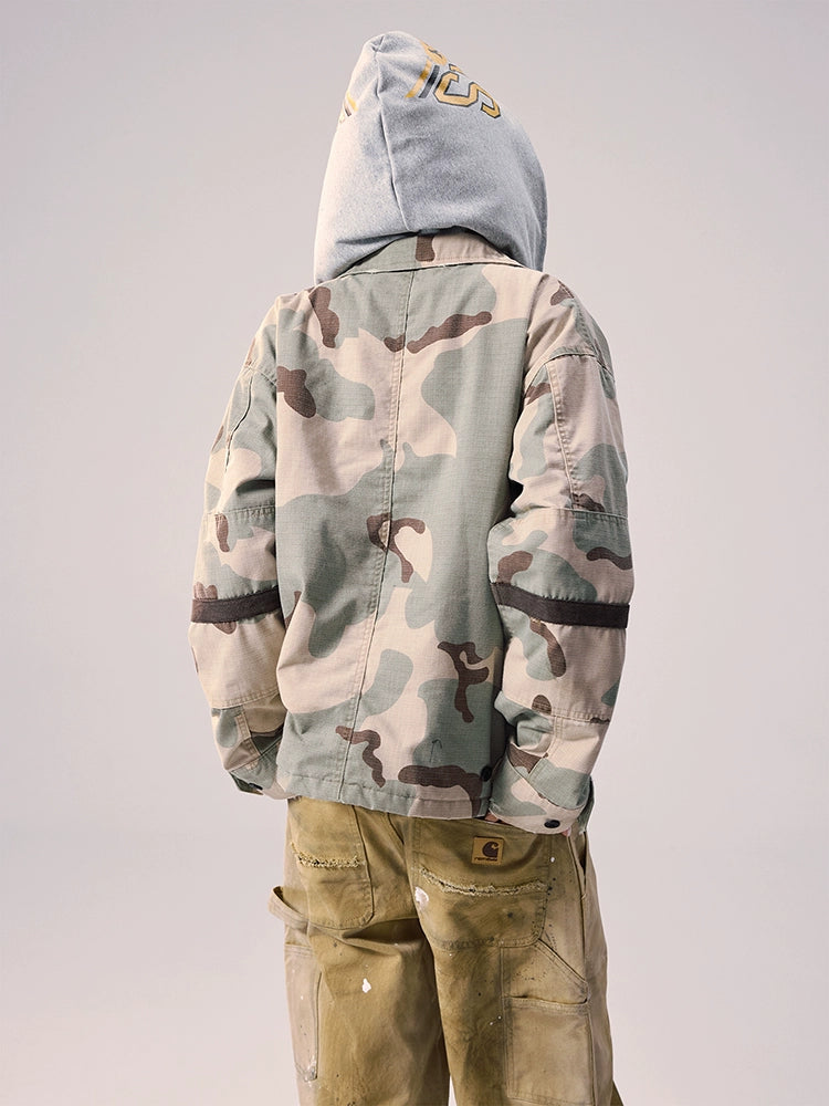 Remedy Camouflage Hooded Military BDU Jacket | Face 3 Face
