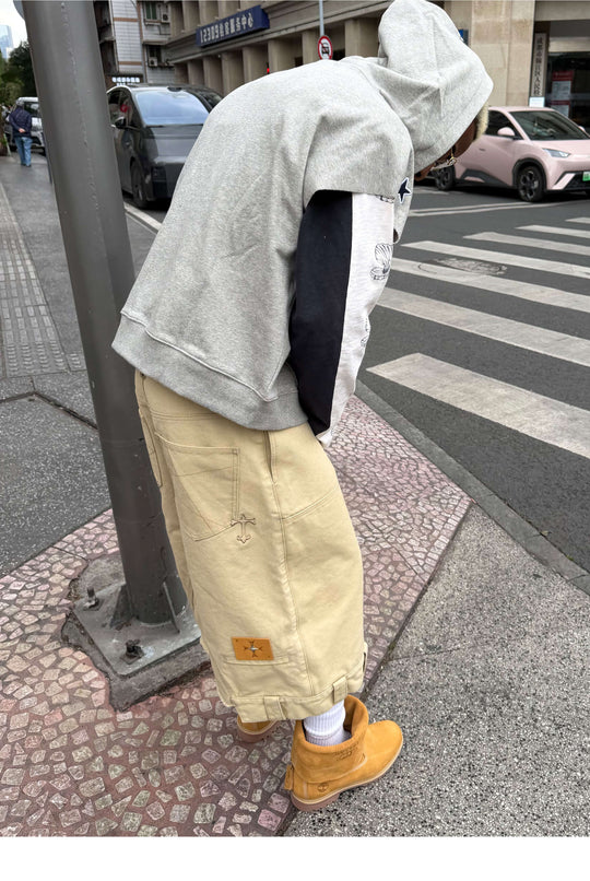 STEEPC Double Knee Carpenter Baggy Shorts | Face 3 Face