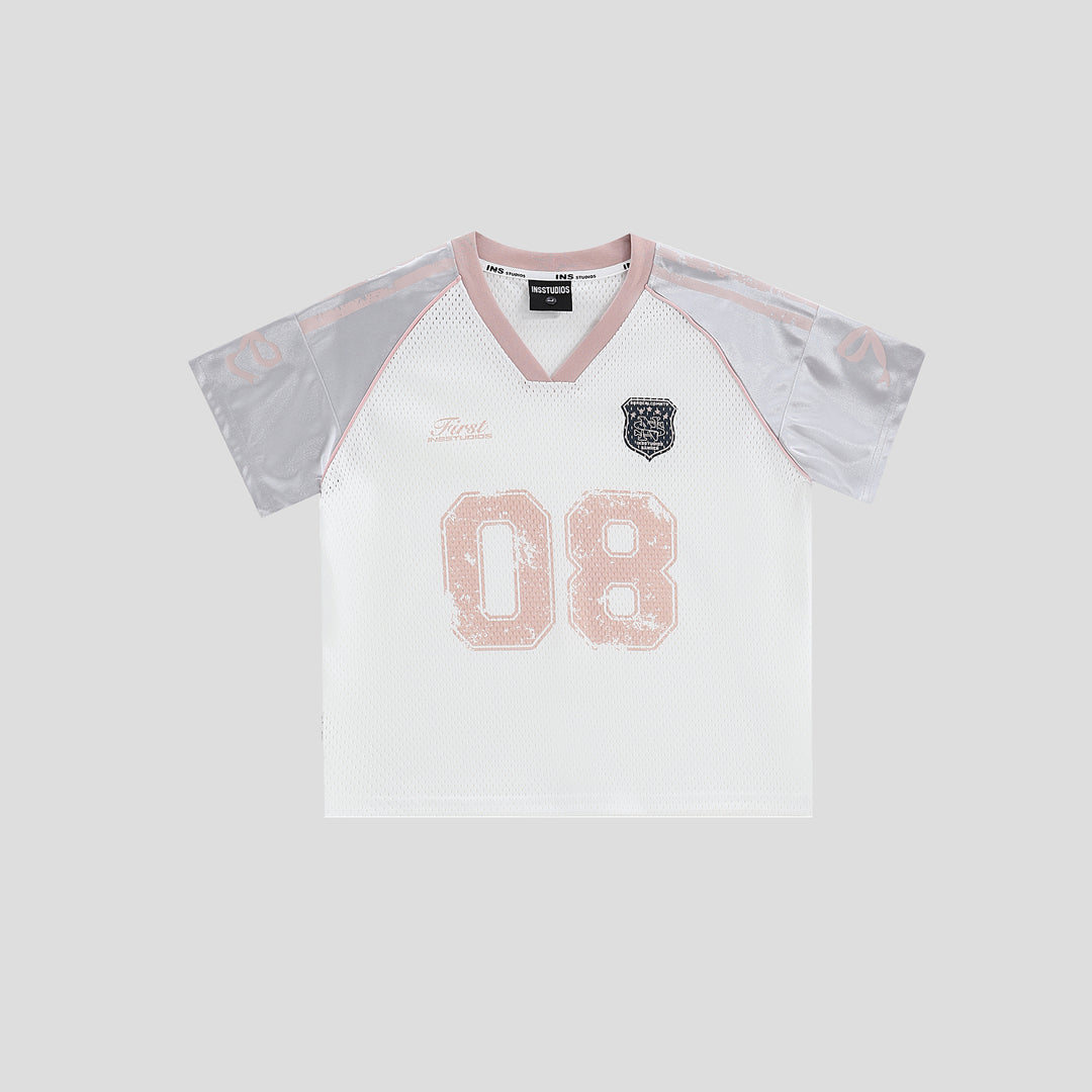 INSstudios Raglan Spliced V-neck Soccer Jersey | Face 3 Face
