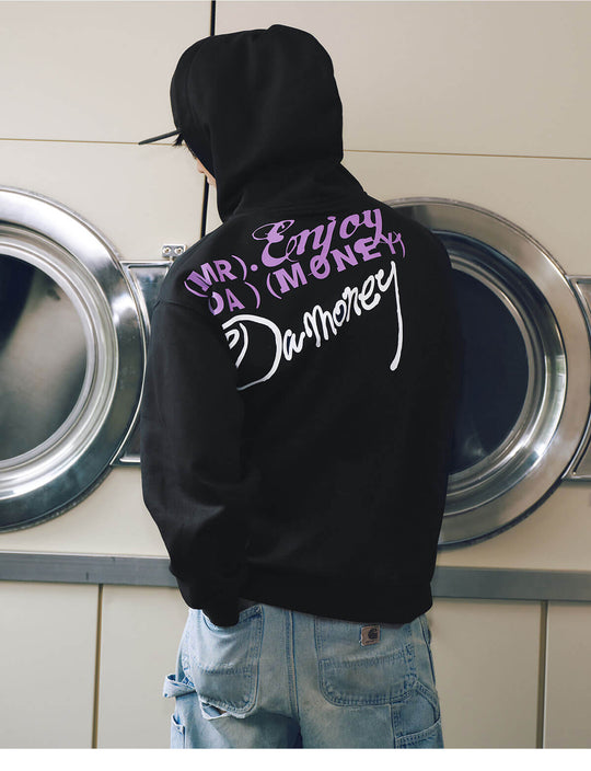MEDM Handwritten Logo Print Hoodie | Face 3 Face