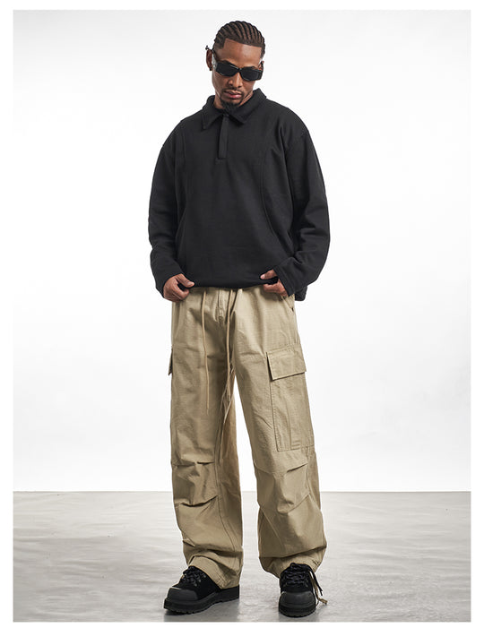 F3F Select Drawstring Ripstop Fabric Cargo Pants | Face 3 Face