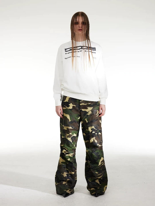 Night Lab NL Crack Print Sweatshirt | Face 3 Face