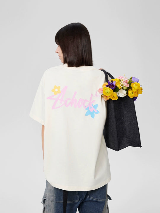Achock Small Flowers Print Tee | Face 3 Face