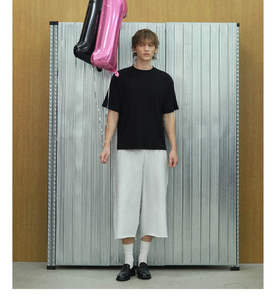 S45 Plain Ribbed Short Sleeve Tee | Face 3 Face