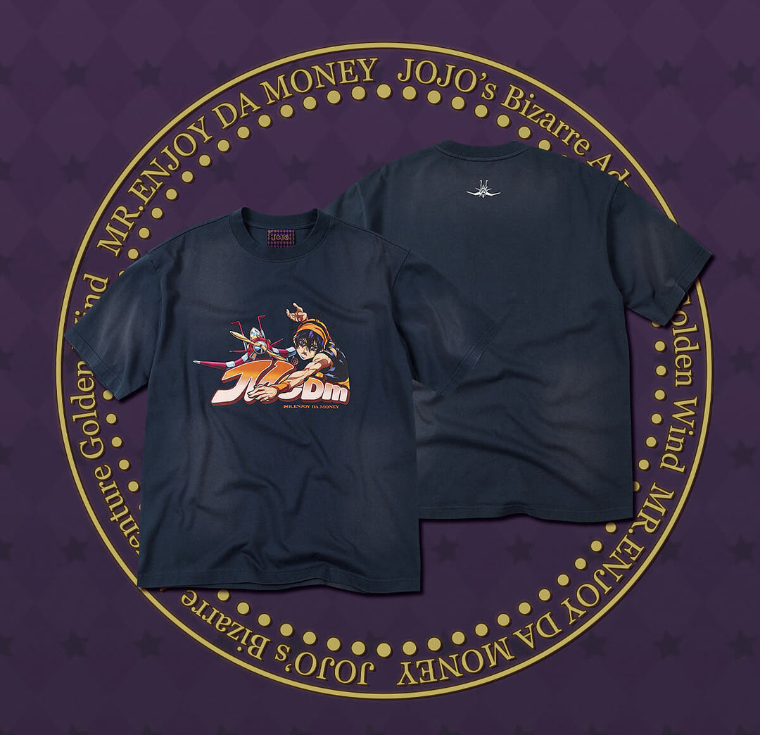 MEDM × JOJO Washed Distressed Character Print Tee | Face 3 Face