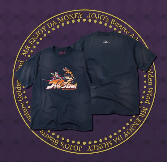 MEDM × JOJO Washed Distressed Character Print Tee | Face 3 Face