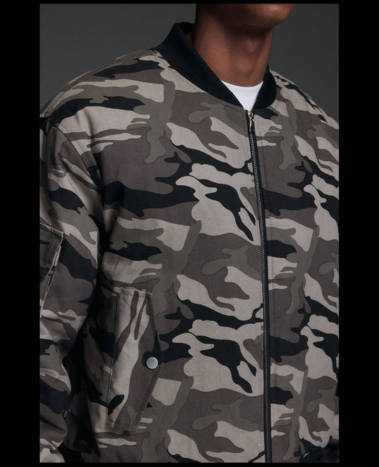 NOVACAM Camouflage MA-1 Military Jacket | Face 3 Face