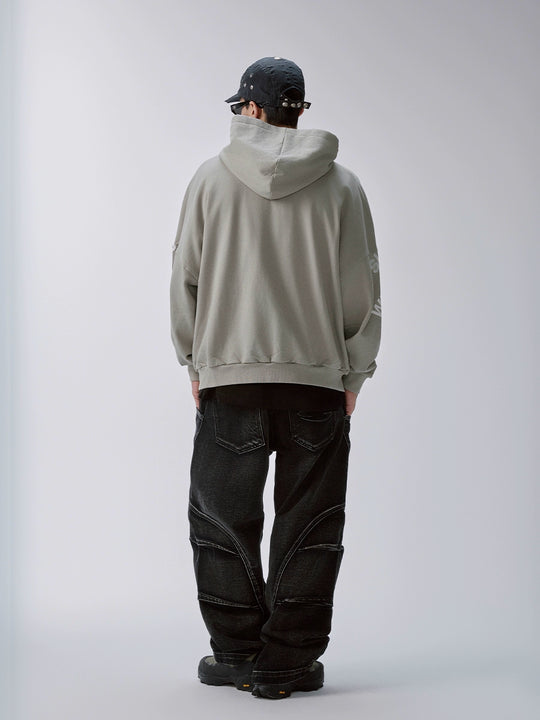 F2CE Embroidered Printed Zip Up Hoodie | Face 3 Face