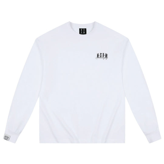 MEDM Logo Embroidered Antibacterial Long Sleeve Tee | Face 3 Face