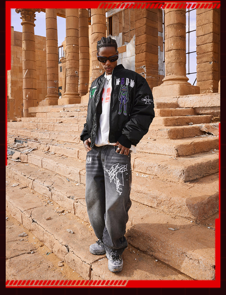 MEDM x EVA Unit-00, Unit-01, Unit-02 MA-1 Bomber Jacket | Face 3 Face