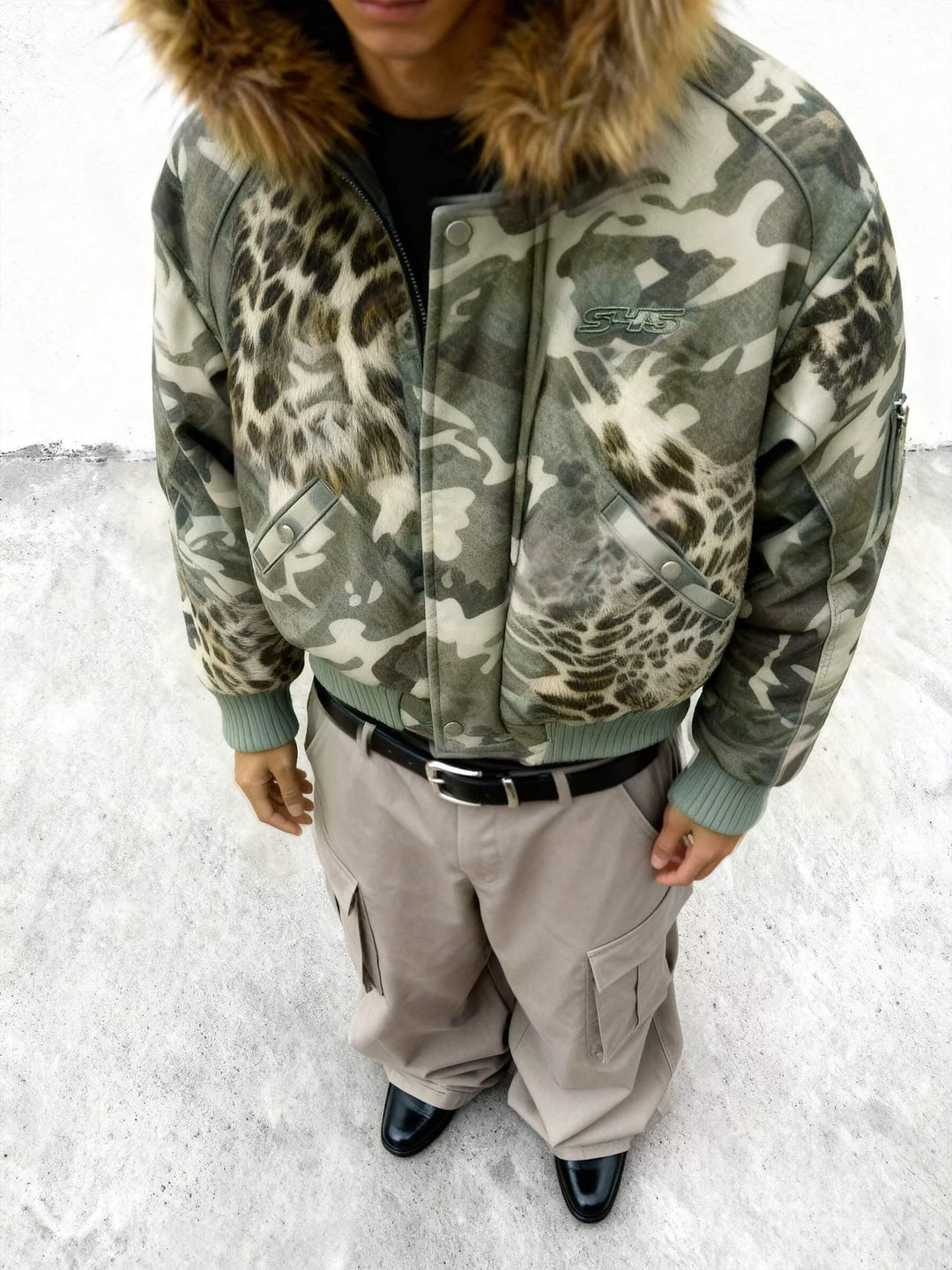 S45 Camouflage Leopard N2B Jacket | Face 3 Face