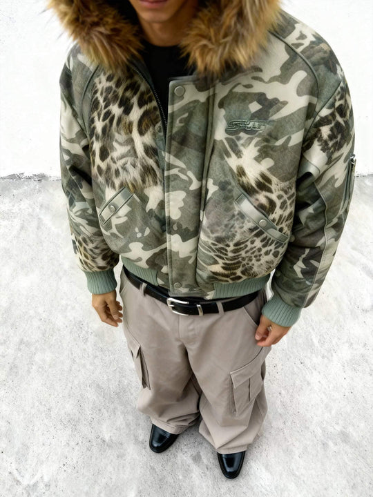 S45 Camouflage Leopard N2B Jacket | Face 3 Face
